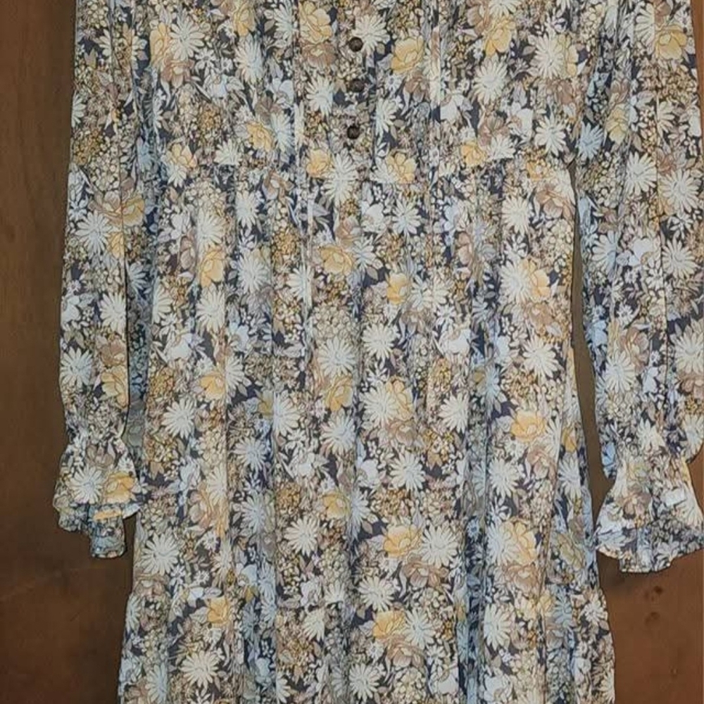 Floral Long Sleeve Dress